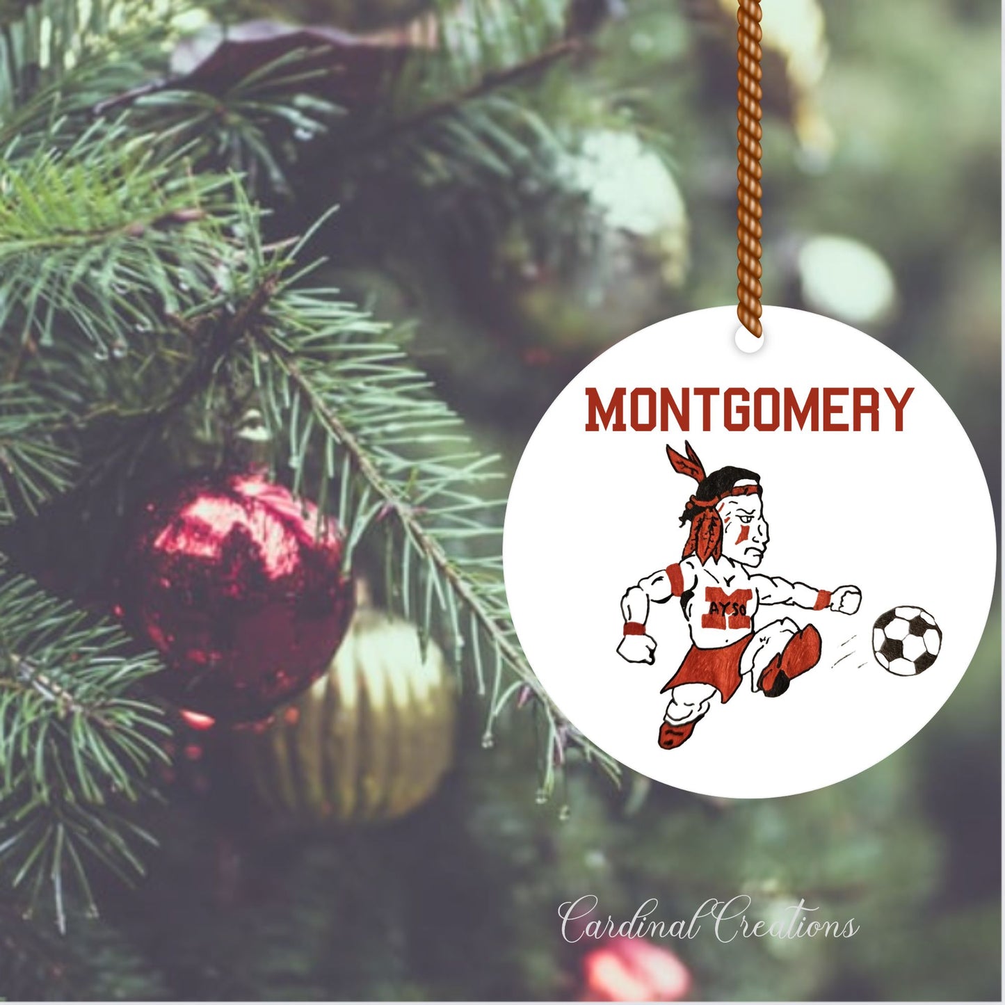 Ornament AYSO Montgomery Raider
