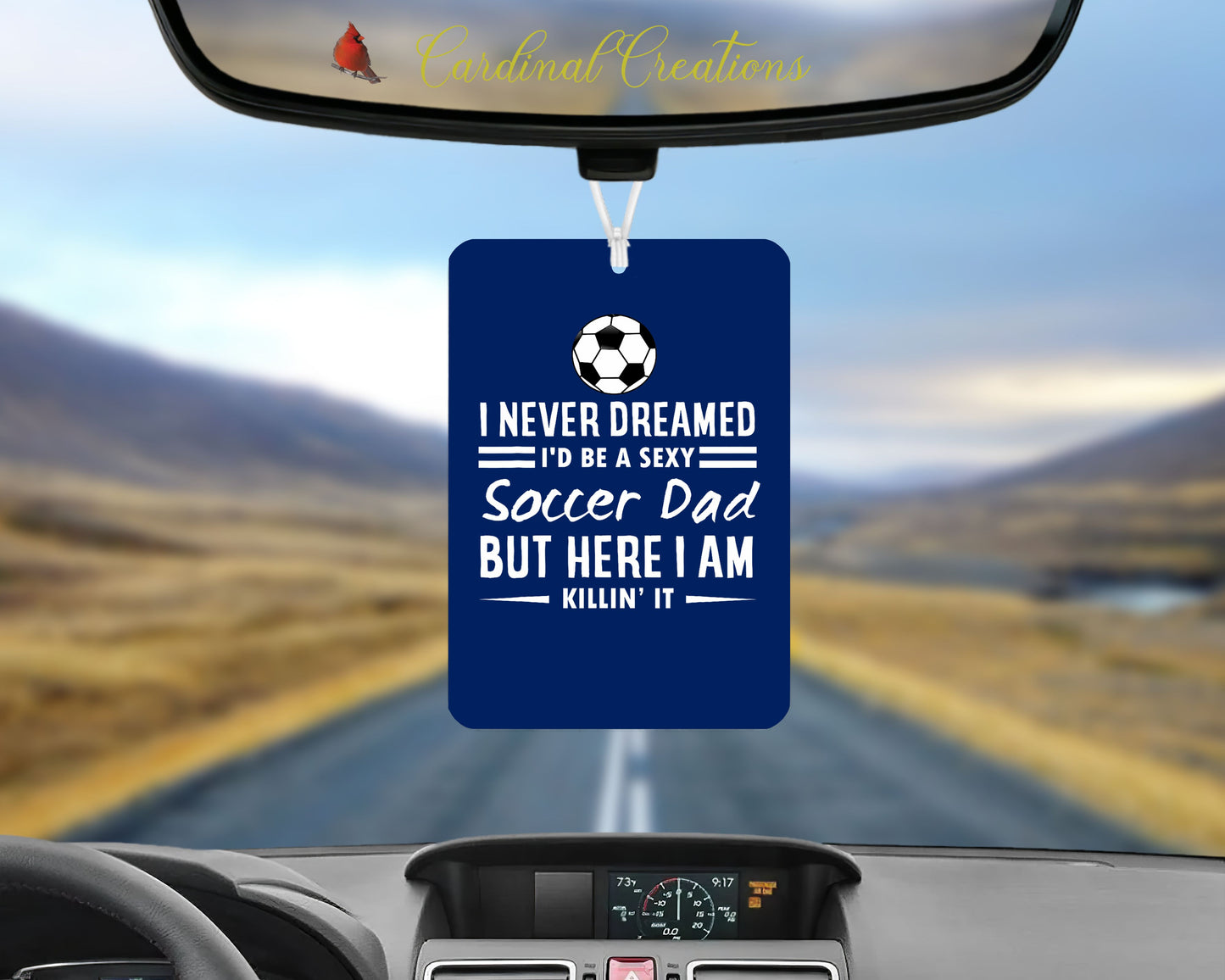 Air Freshener Sexy Soccer Dad