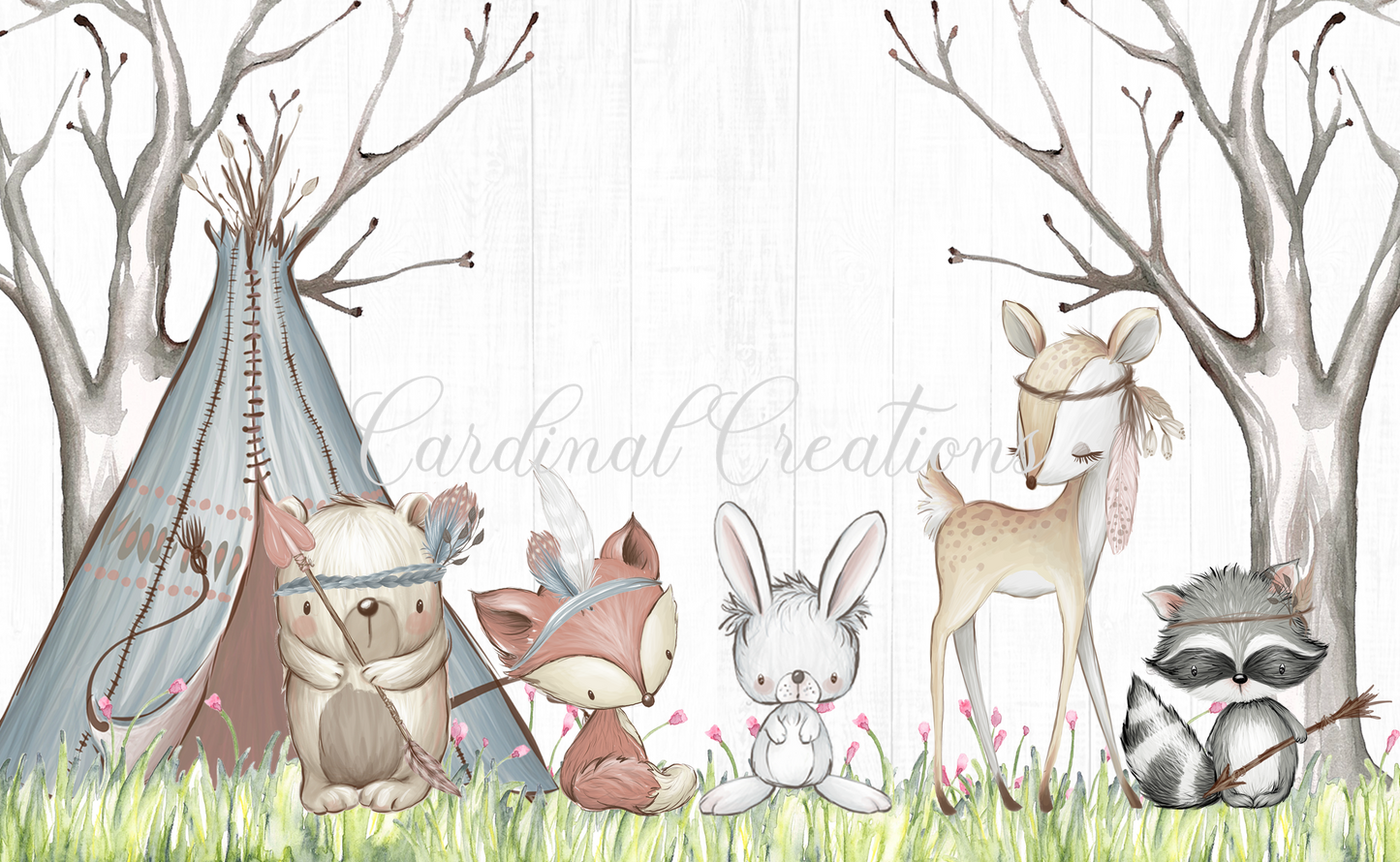 12oz Woodland Campers (gray)