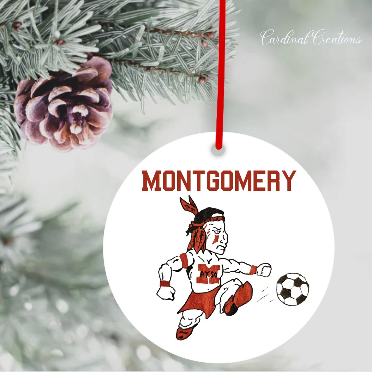 Ornament AYSO Montgomery Raider