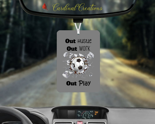 Air Freshener Out Hustle, Out Work, Out Play
