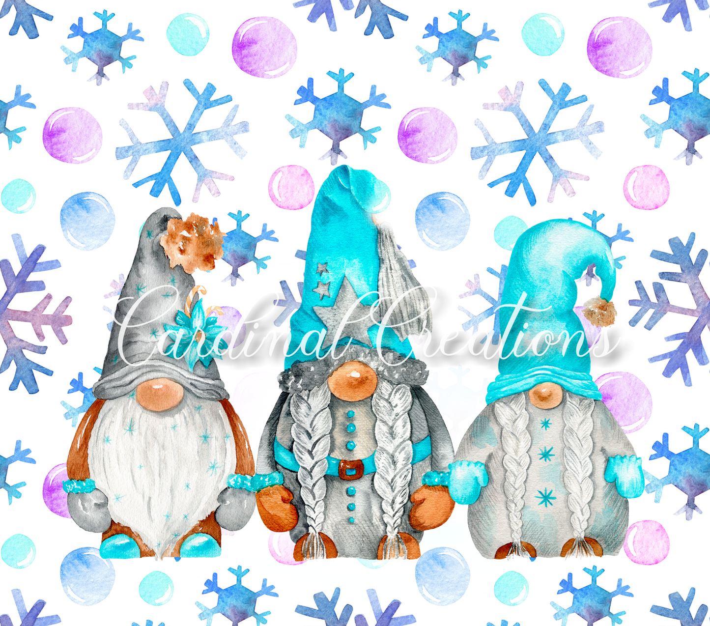 Winter Gnome Trio