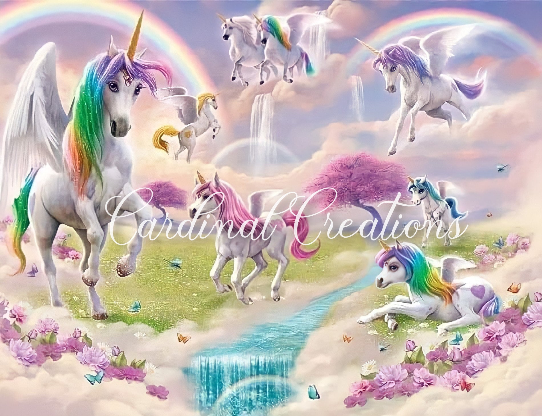 12oz Unicorns Frolicking
