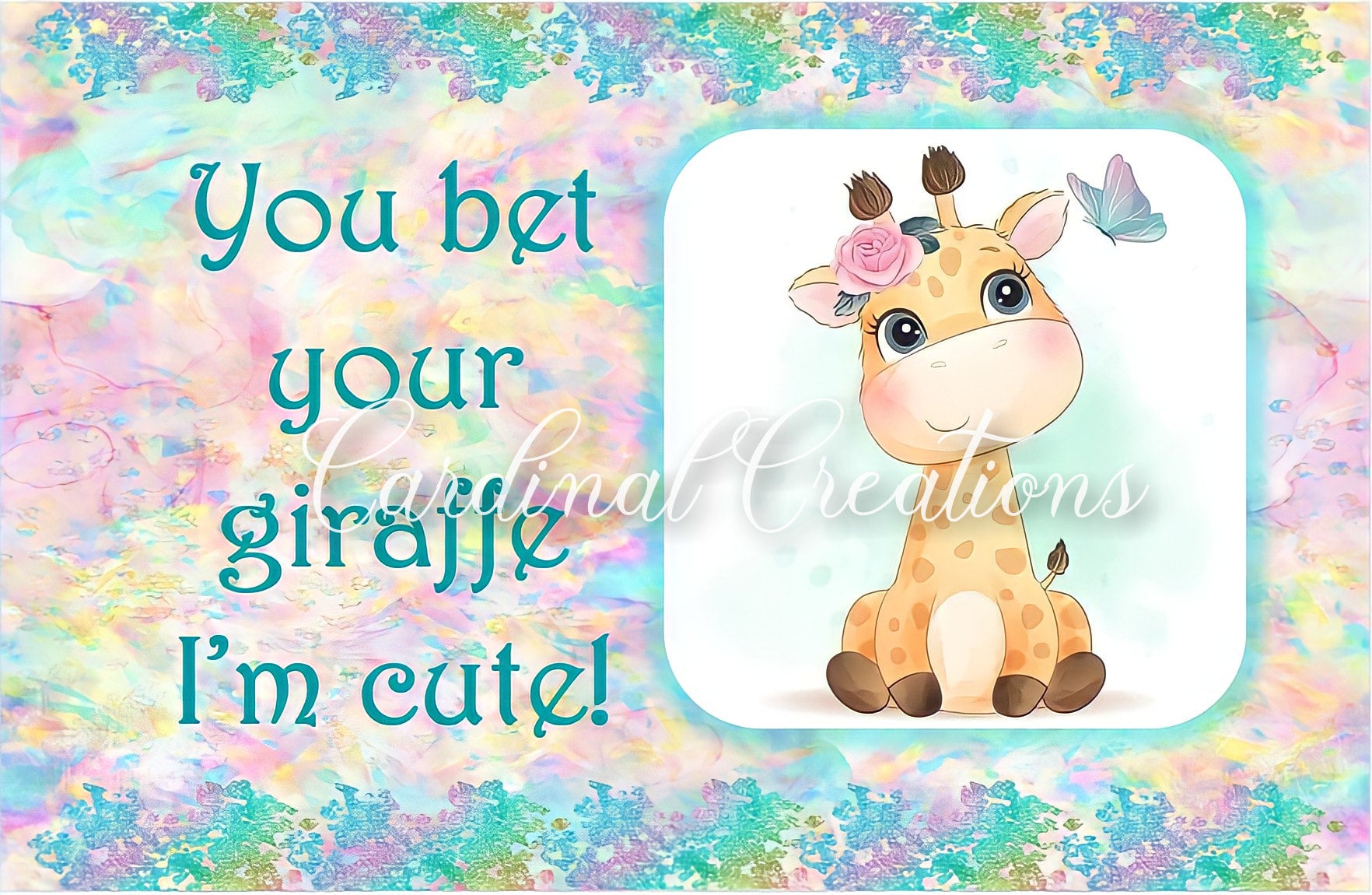 12oz You Bet Your Giraffe I'm Cute