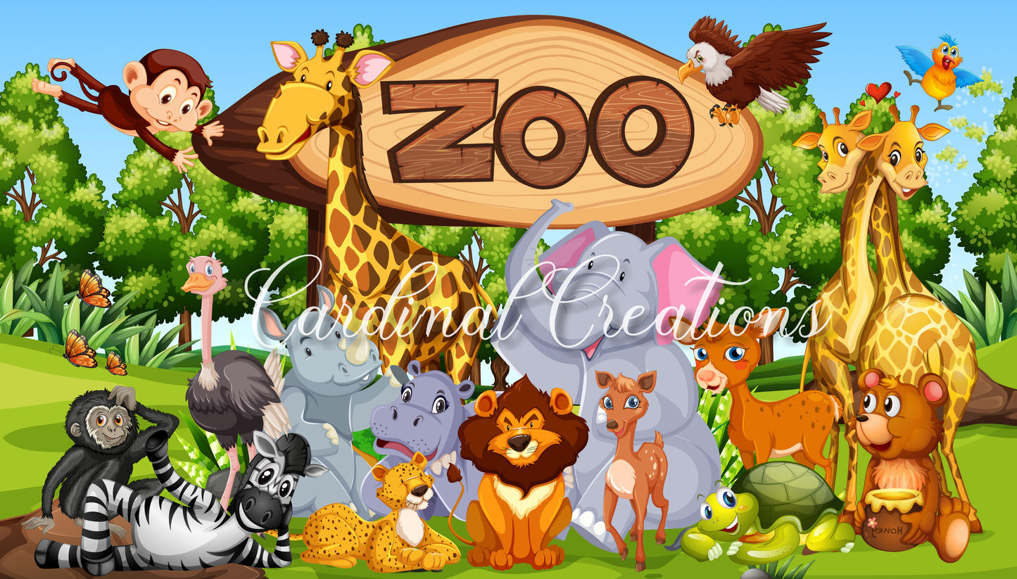 12oz Zoo Animals