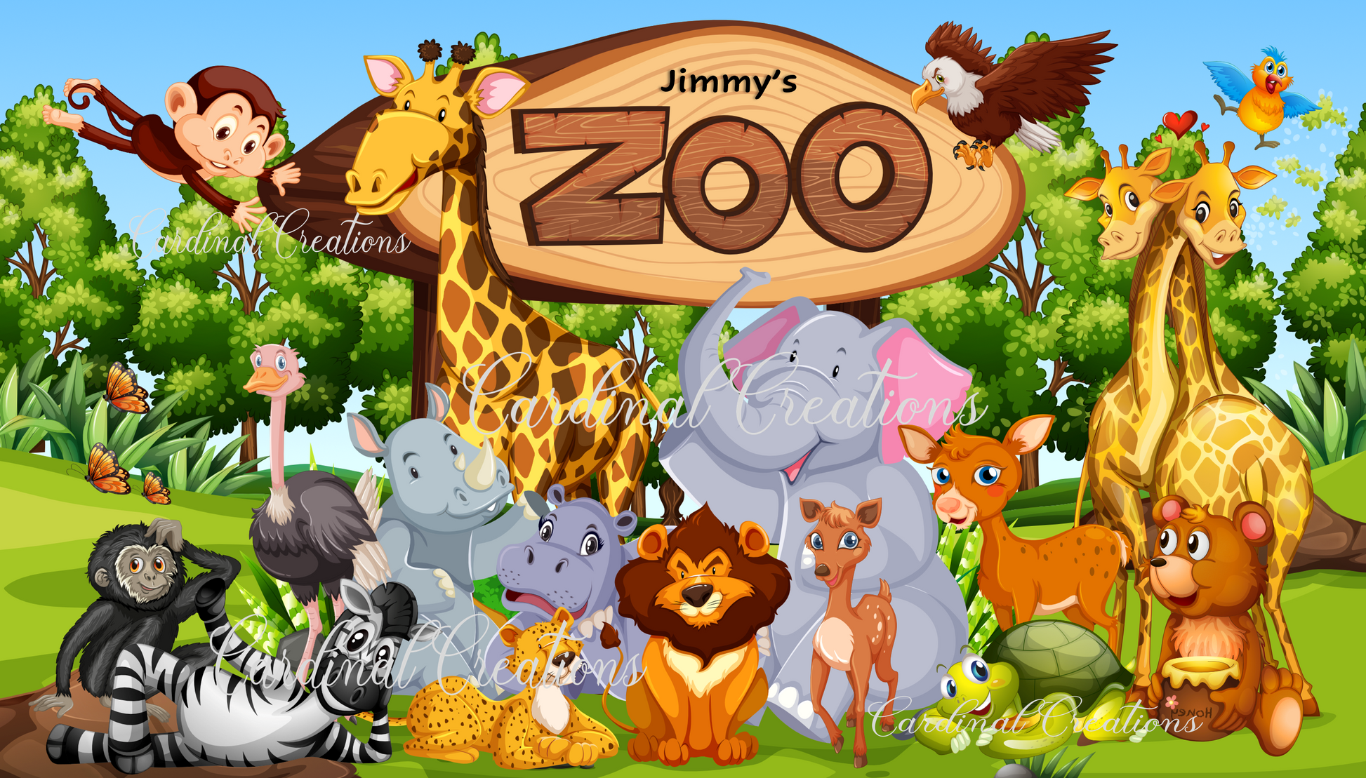 12oz Zoo Animals