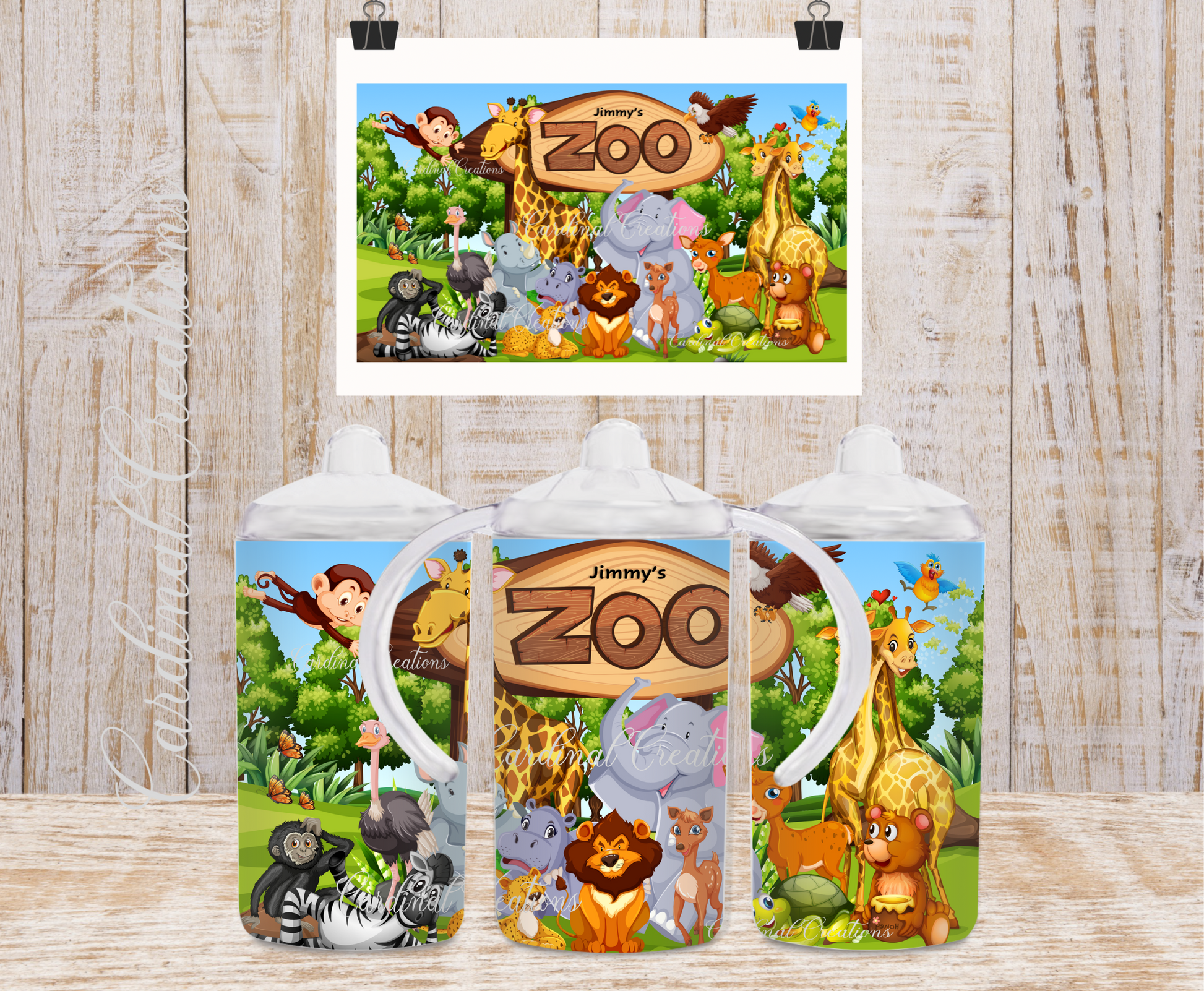 12oz Zoo Animals