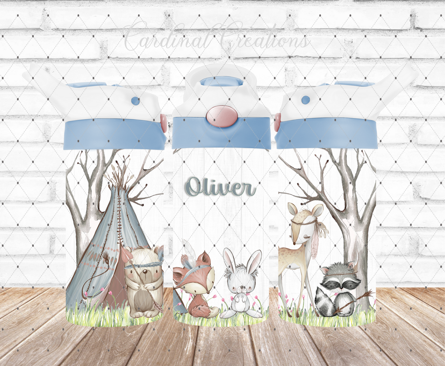 12oz Woodland Campers (gray)