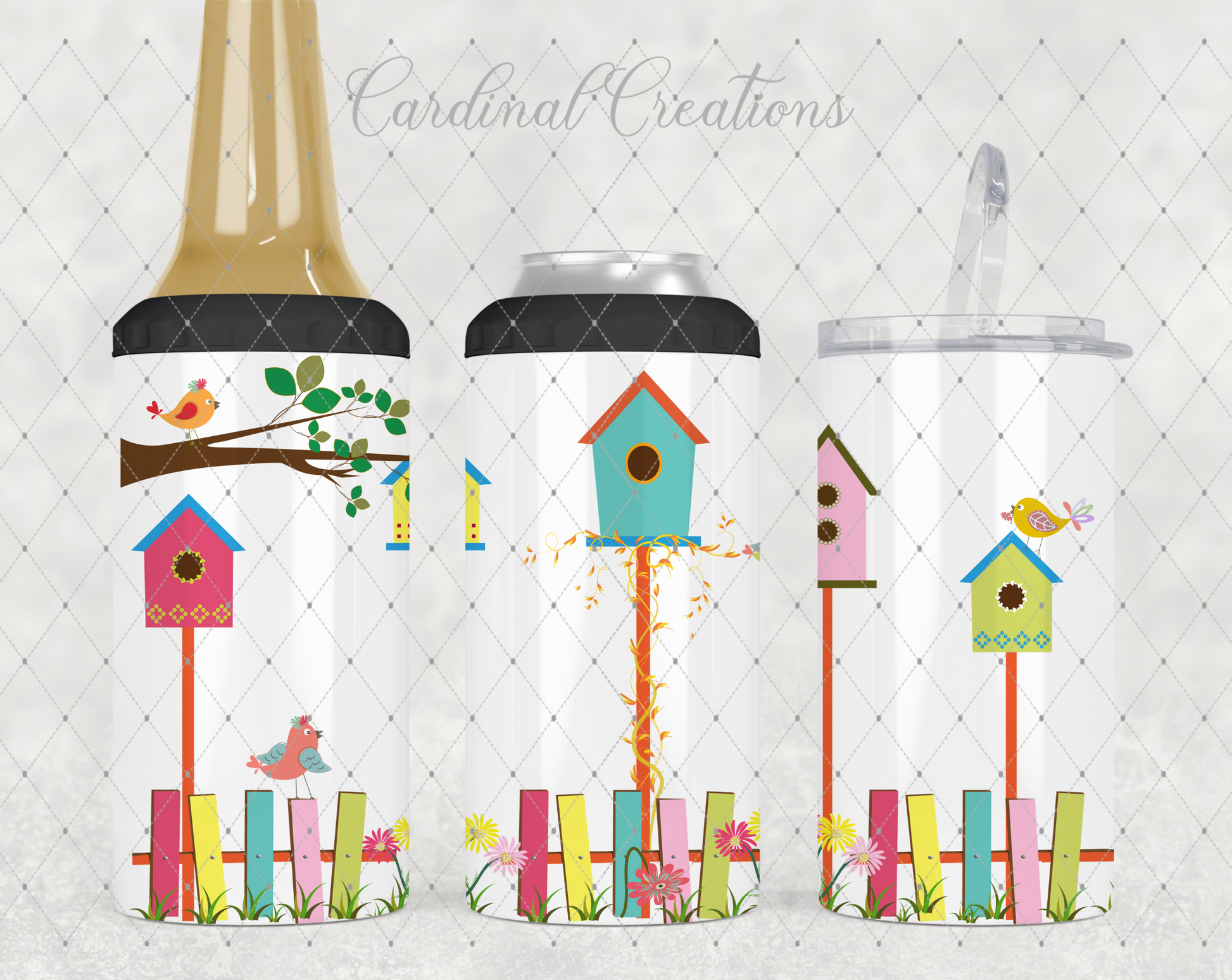 Can Cooler Birdhouses