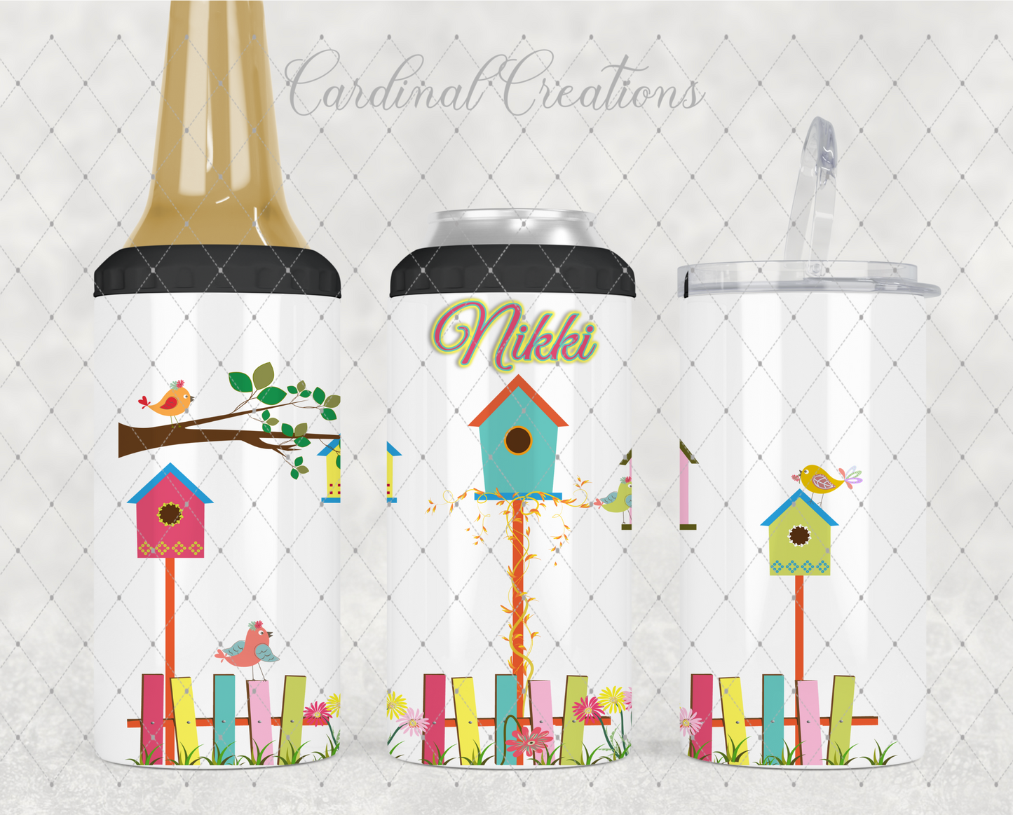 Can Cooler Birdhouses